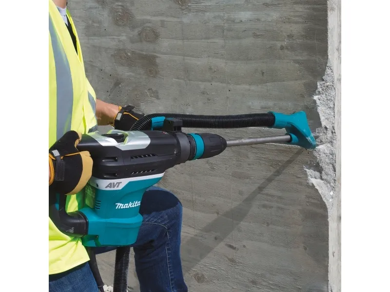 Makita - Støvekstrations-påsætningssæt - længde: 1500 mm - for Makita DHR400PG2U, DHR400ZKU, HM1213C, HM1214C, HR006GZ; XGT HR006GZ