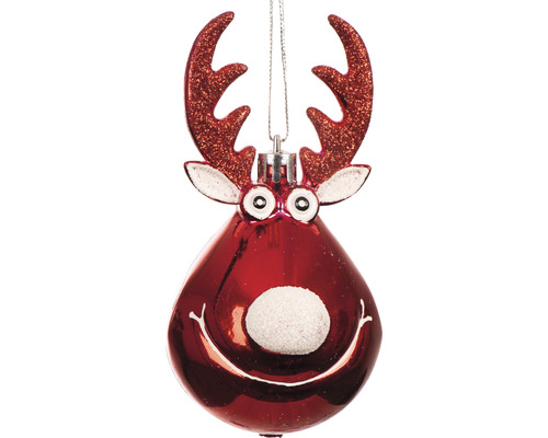 Kunstkerstboom, dennenboom Lafiora Colorado met ornament, H 75 cm, groen, inclusief rode boomversiering