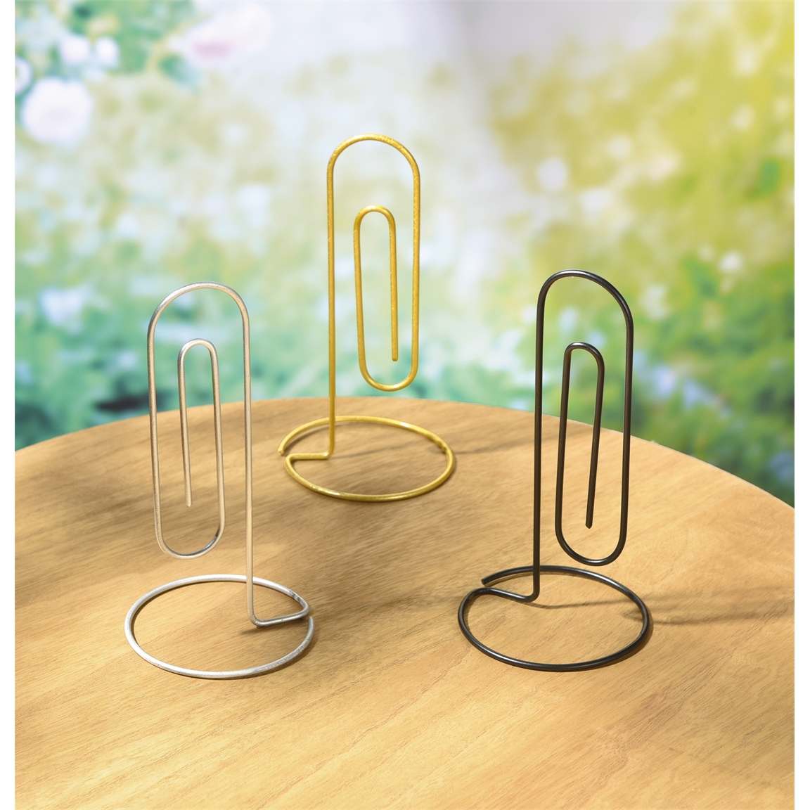 Lot de 3 trombones support mémos