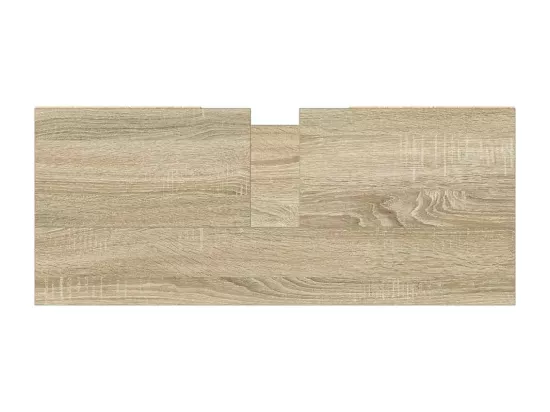 Armoire salle de bain chêne sonoma 80x33x60cm bois d'ingénierie