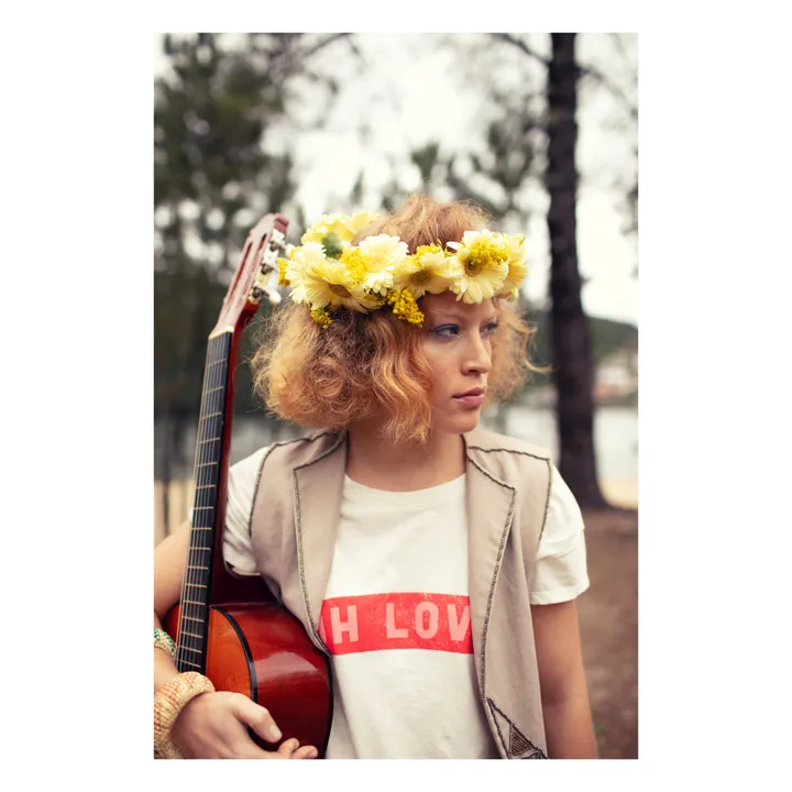 Sisters Department T-shirt Louise Coton et Lin | Blanc