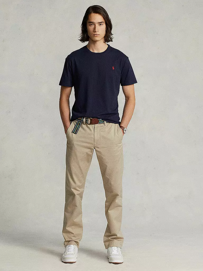 POLO RALPH LAUREN T-Shirt Custom-Slim-Fit dunkelblau