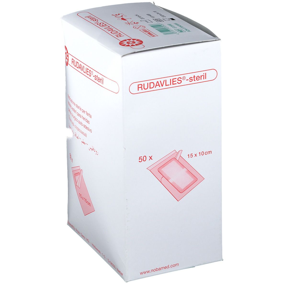 Rudavlies® -steril Verbandpflaster 10 x 15 cm