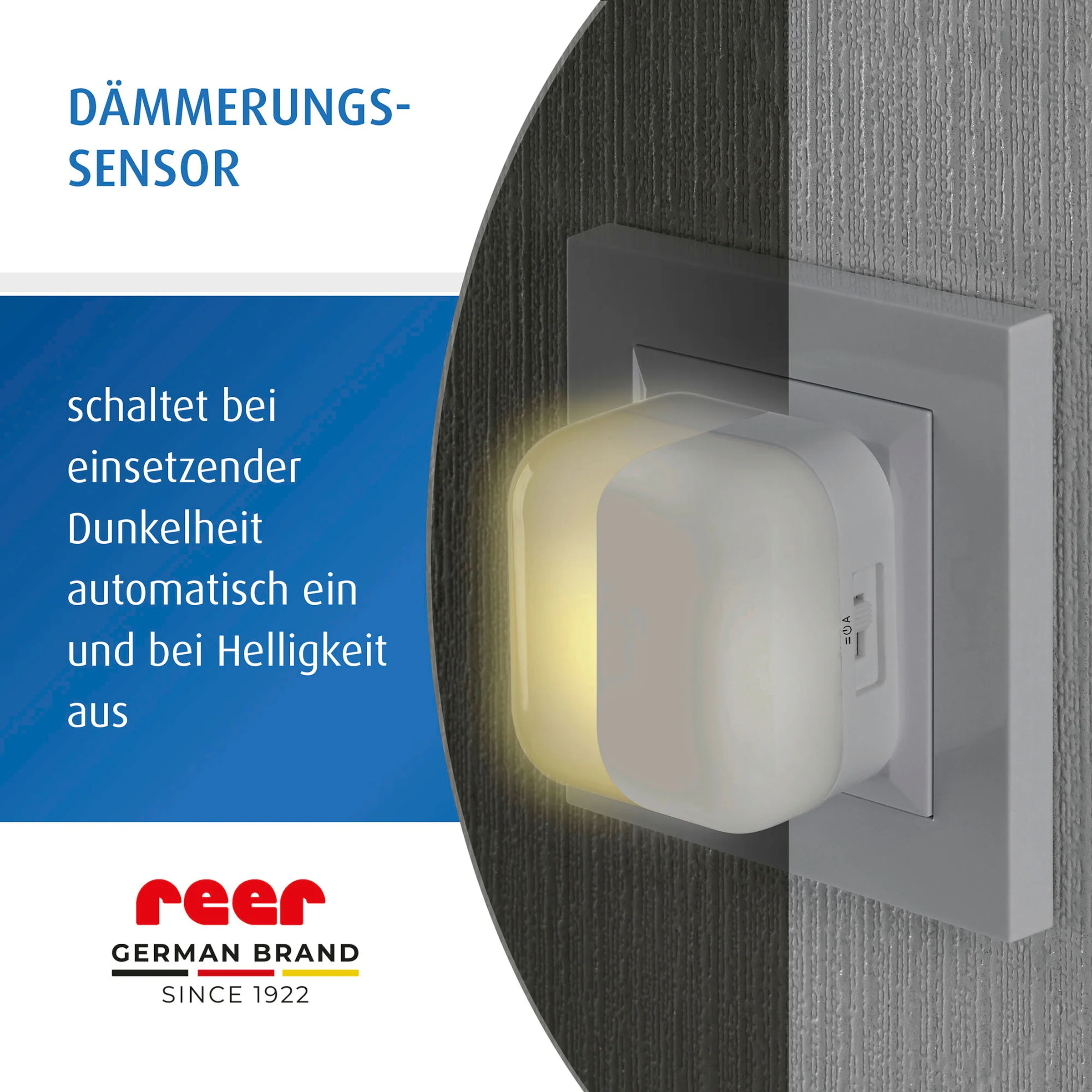 reer LED-Nachtlicht 2in1 SleepLight Creme