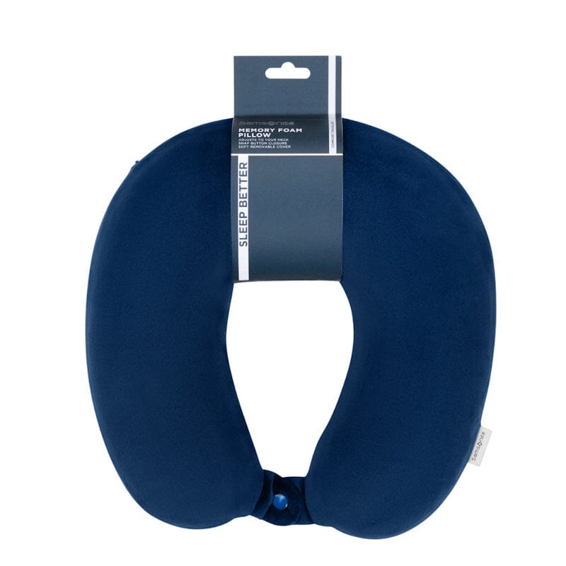 Samsonite TA Revolution Memory Foam Pillow Midnight Blue