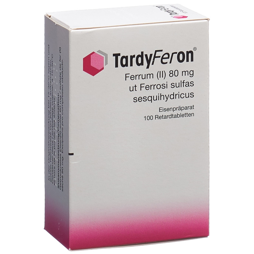 TARDYFERON Ret Tabl 80 mg Blist 100 Stk