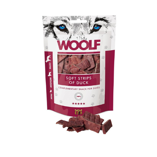 Tiras de pato macias Woolf
