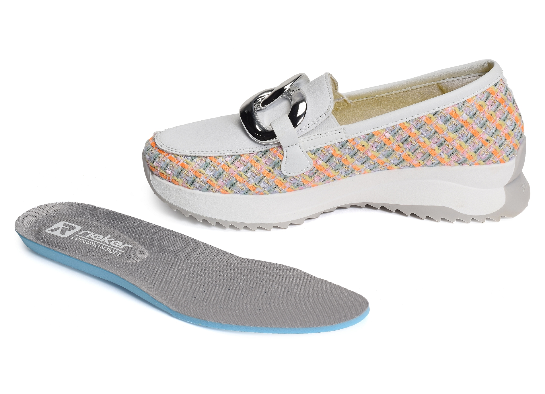 W1303 blanc multicolore