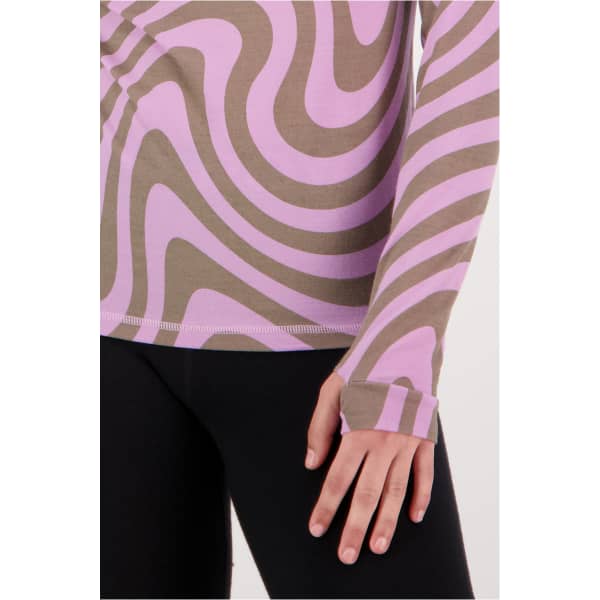T-shirt thermique MONS ROYALE W CASCADE FLEX LS BLAZING TRAILS