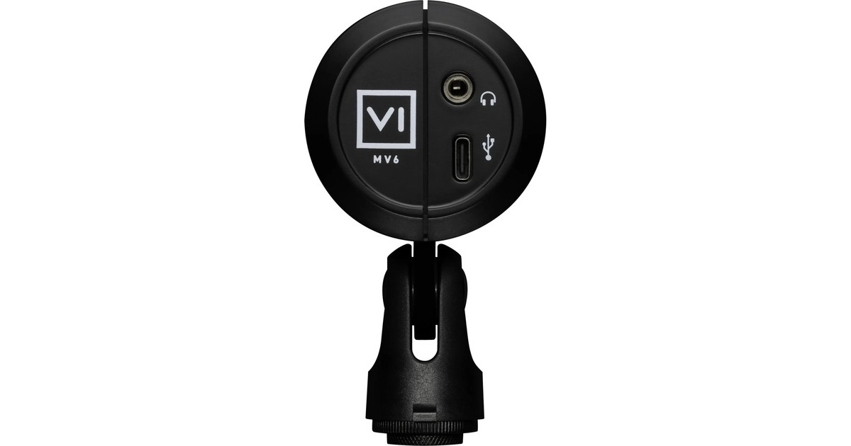 SHUREMV6 USB gaming microfoon  (Zwart/groen)