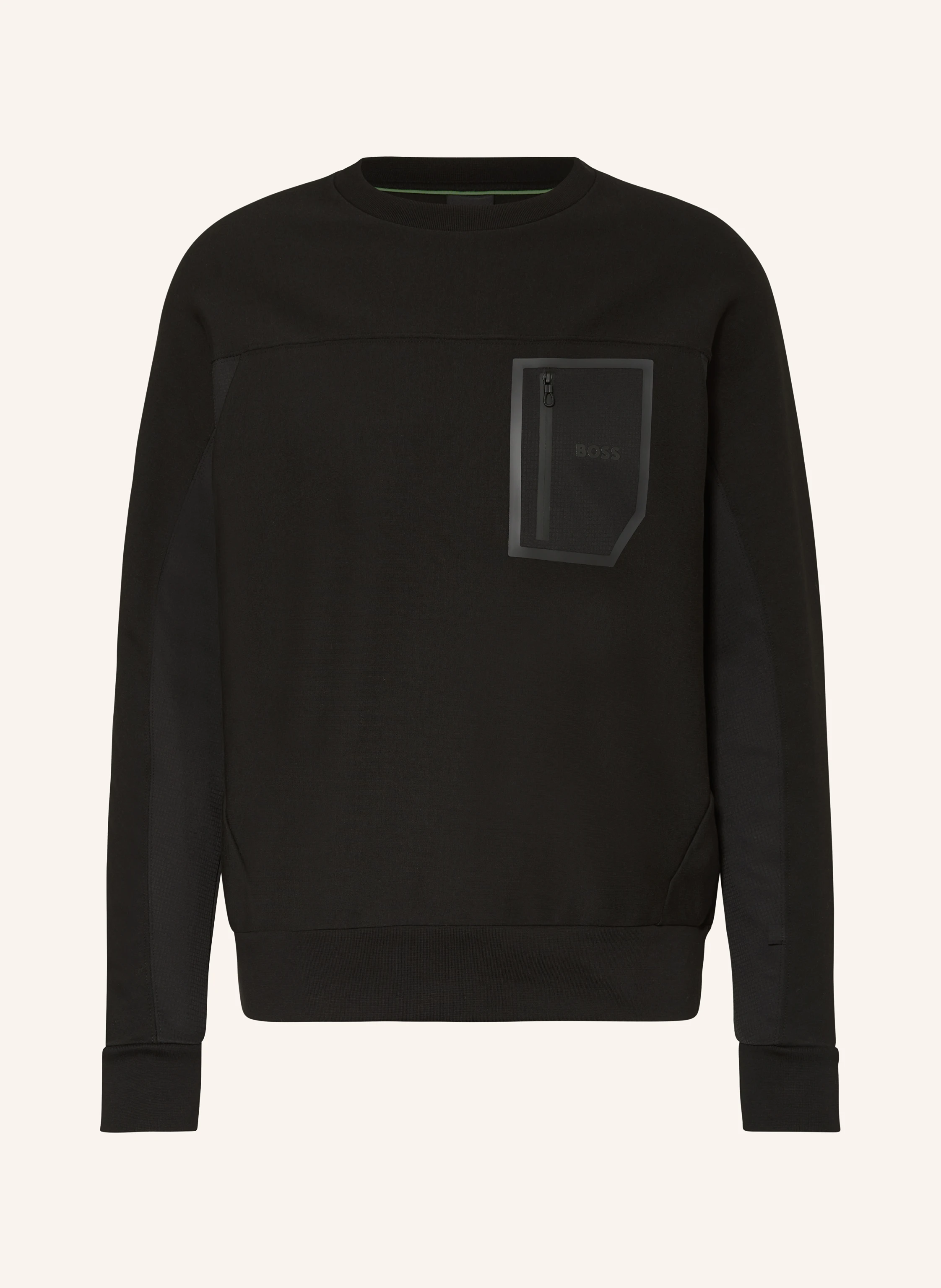 BOSS Sweatshirt SALBIQ im Materialmix