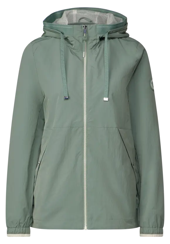 Moderner Windbreaker - dune green