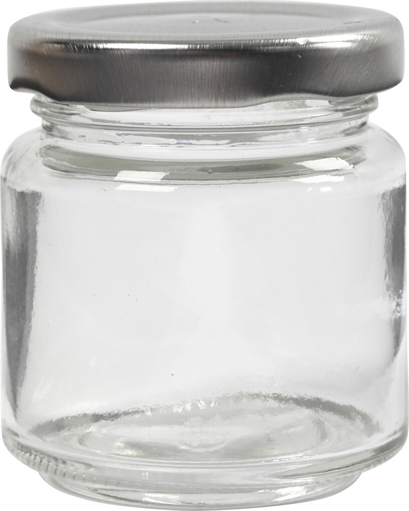 Sylteglas Med Skruelåg - 100 ML - 6,5X5,7 CM - 12 Stk