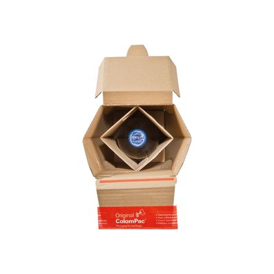 Boite d'expédition 1 bouteille ColomPac® 74 x 74 x 305 mm