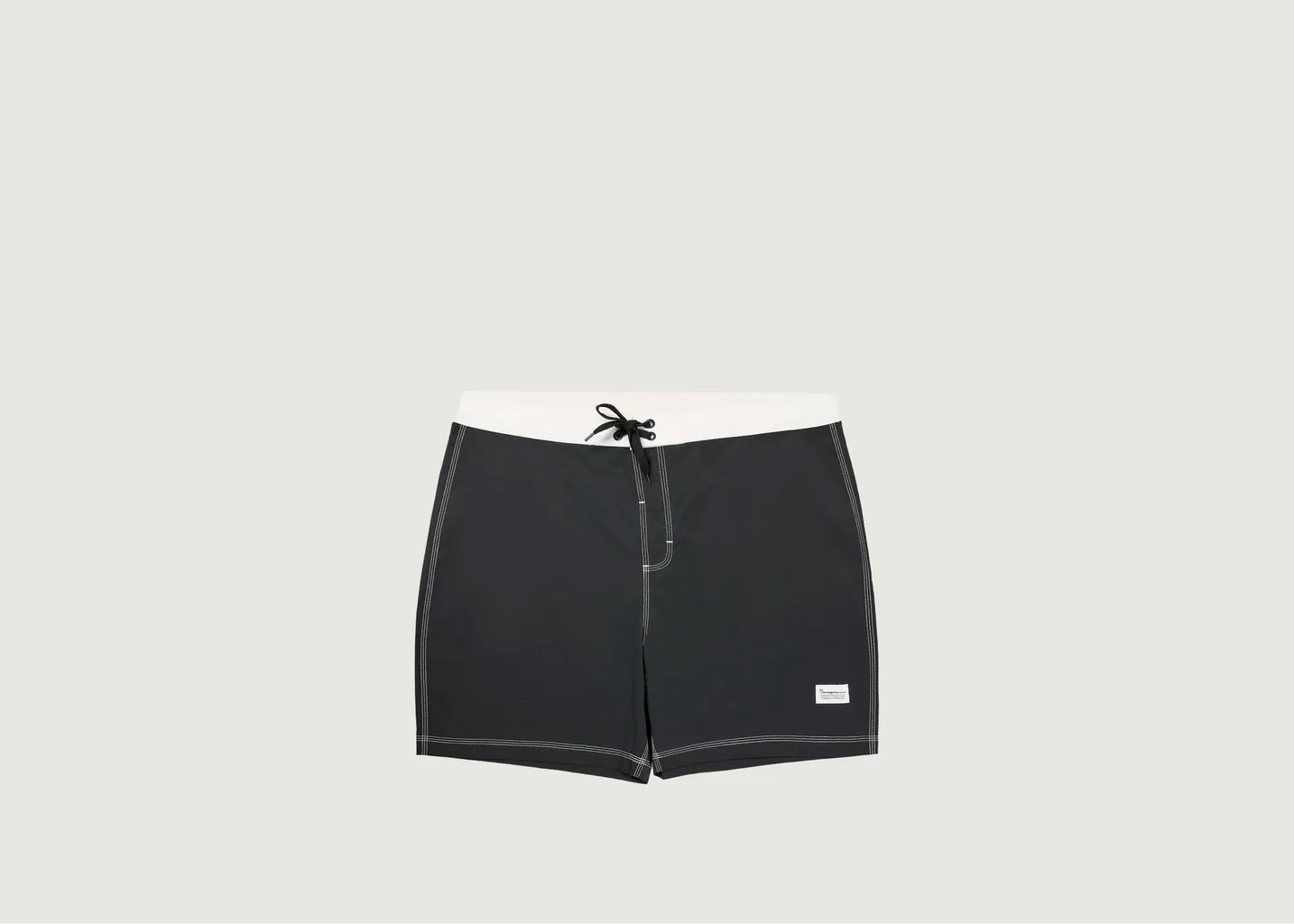 Short de bain avec détails contrastés KCA