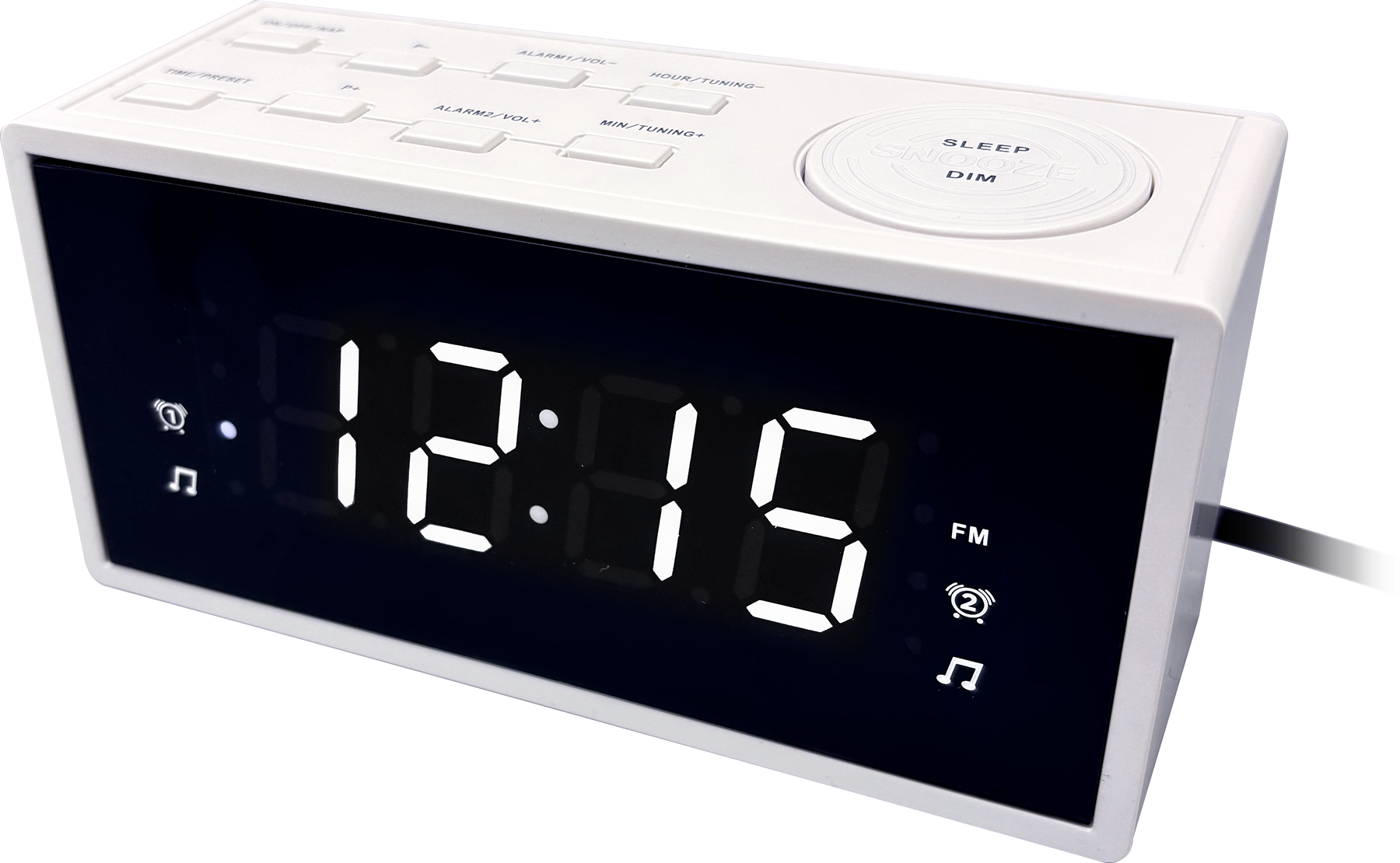 LD Sound & Vision CR-6000 Klokradio XL LED display