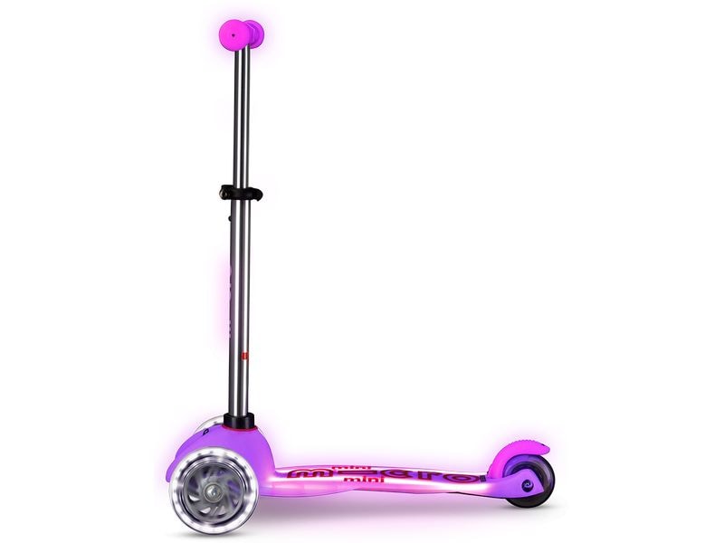 Micro Mobility Kickboard Mini Micro Deluxe Glow Plus LED Pi Scooter für Kinder