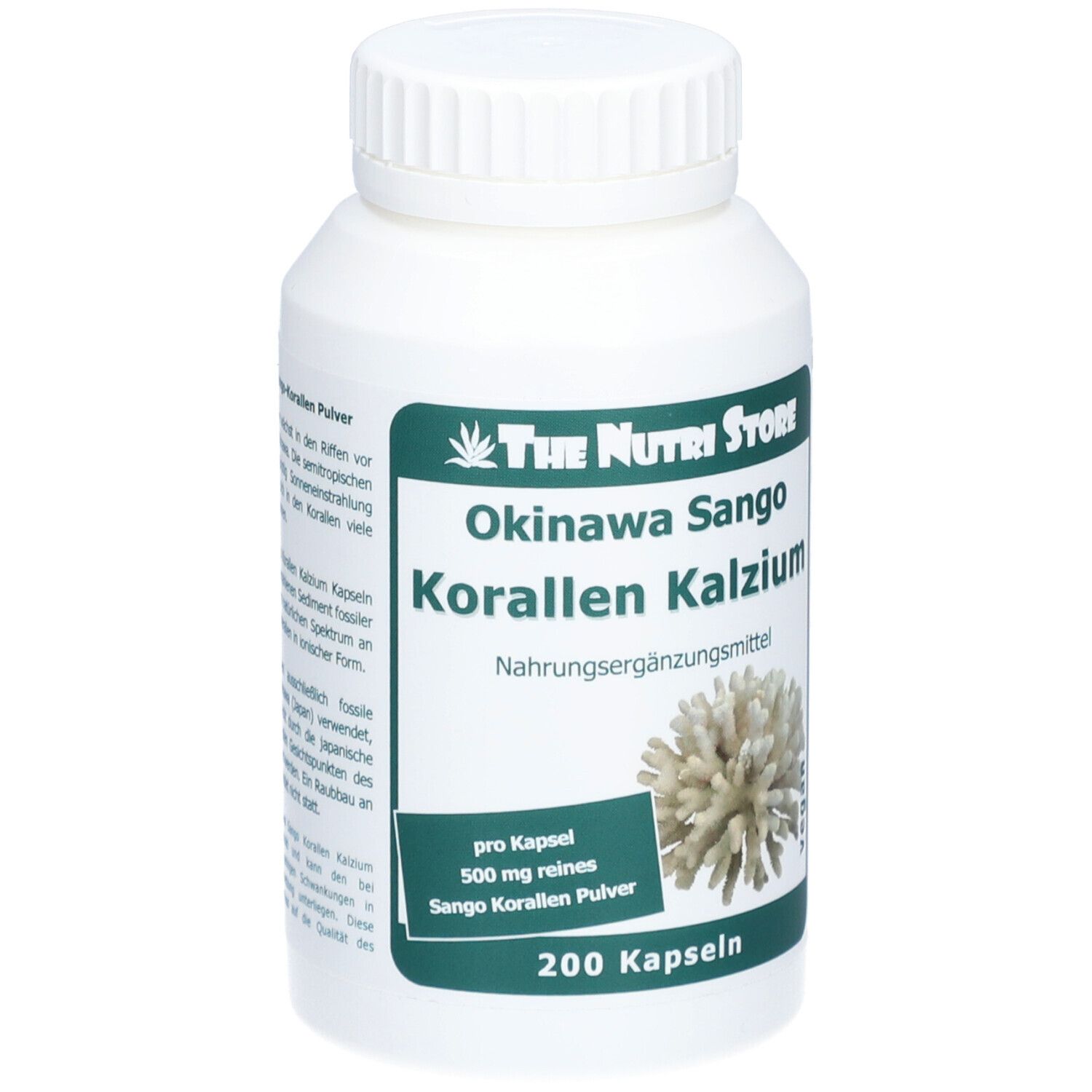 Korallen Kalzium 500 mg Kapseln