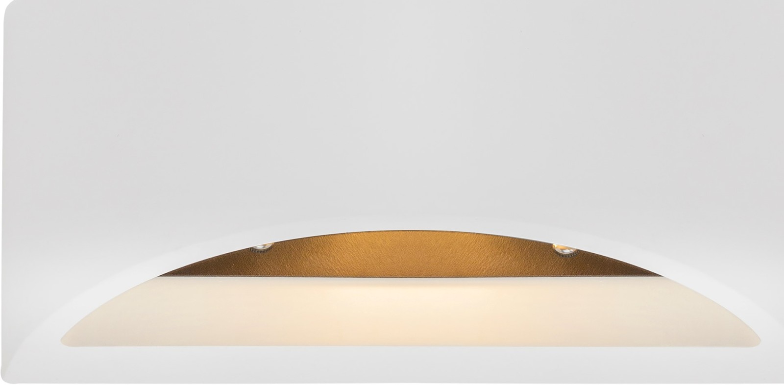 Wandleuchte - weiß - Gips - 20 cm breit