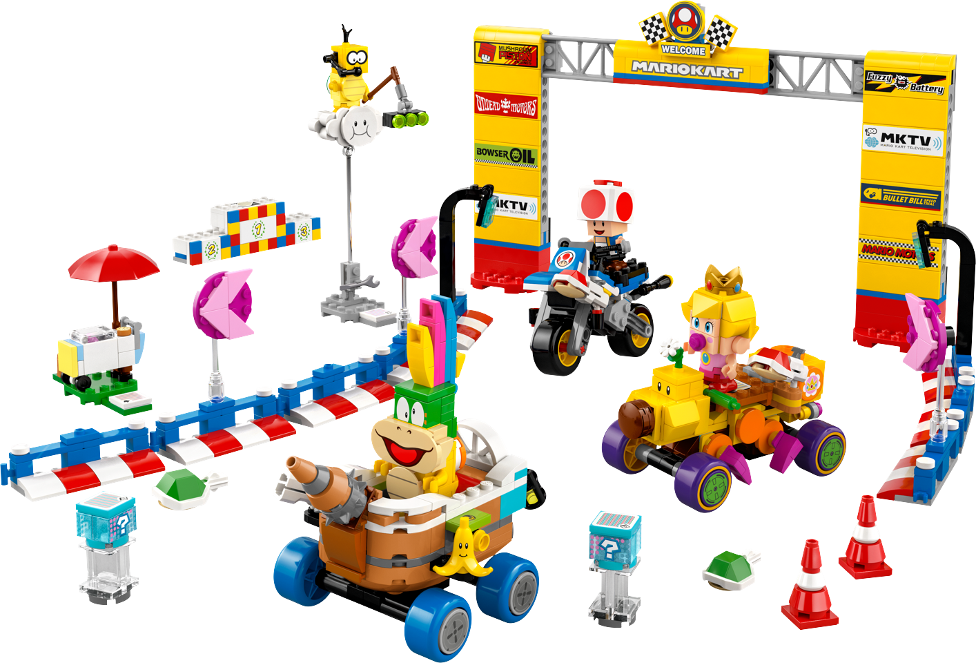LEGO - Super Mario - Mario Kart™ – Baby Peach og Grand Prix-sæt (72036)