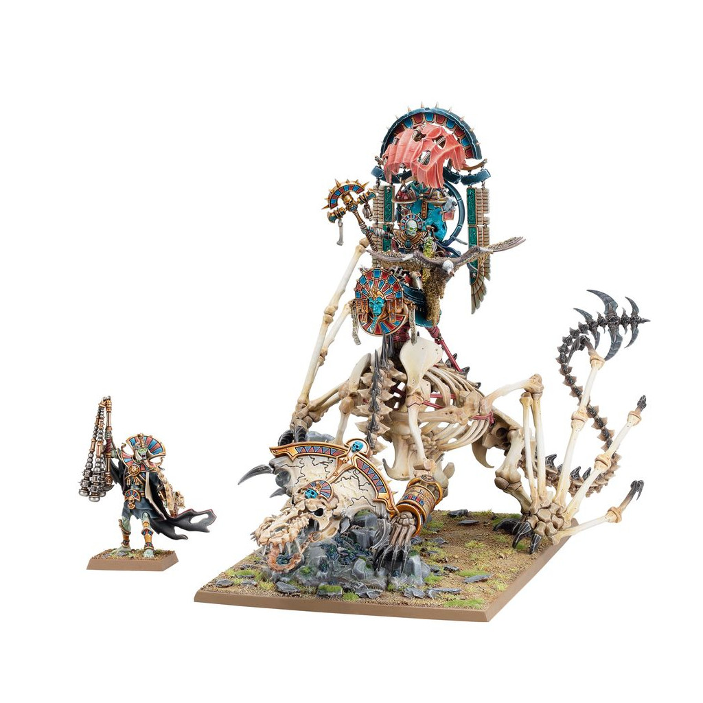 Warhammer - The Old World : Roi des Tombes de Khemri - Roi des Tombes sur Dragon d'Os Nécrolithe