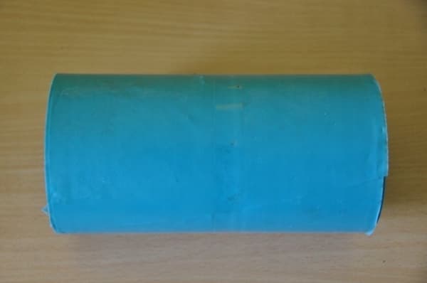 Weba advarselstape med metallinnsats, bredde 20 cm, blå (1 rull - 100 m)