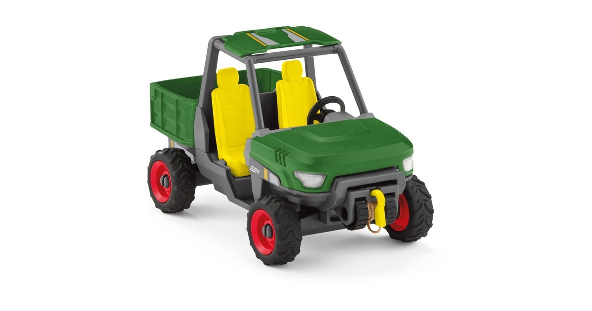 SchleichFarm World - Bosbouwer met voertuig speelfiguur  (42659)