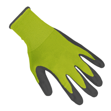 Tuinwerkhandschoenen maat 9  lime