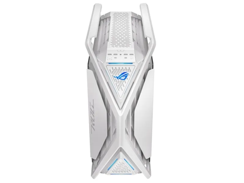ASUS ROG Hyperion GR701 - FT gaming - udvidet ATX - sidepanel med vindue (hærdet glas) - ingen strømforsyning - hvid - USB/Lyd