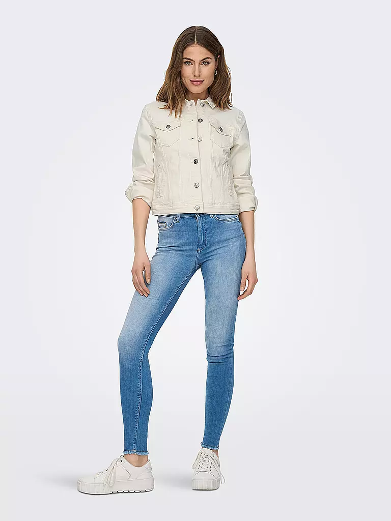 ONLY Jeansjacke ONLTIA creme