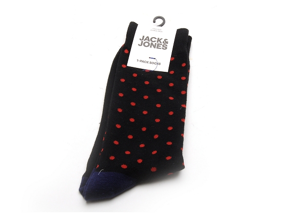Jack and jones famille accessoires jaccolor dot sock rouge