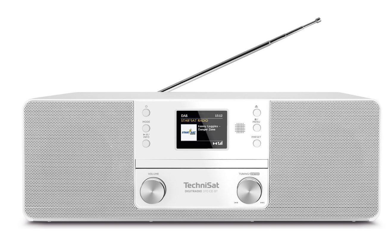 DAB+ Radio DigitRadio 370 CD BT Weiss<br>DAB+/UKW-Stereoradio mit CD-Player und Bluetooth-Audiostreaming