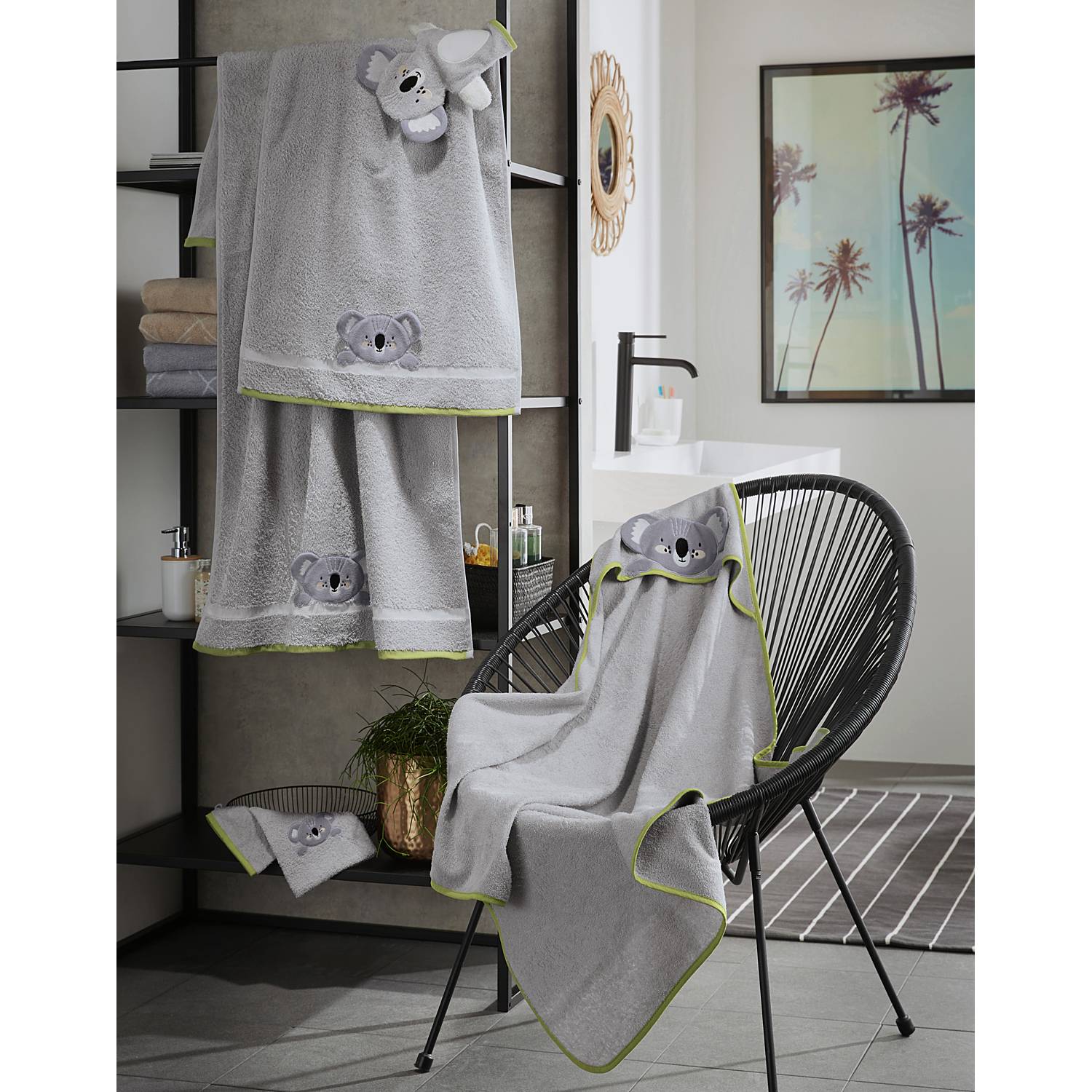 Erwin Müller Walk-Frottier Kinder-Waschhandschuh 2-in1 