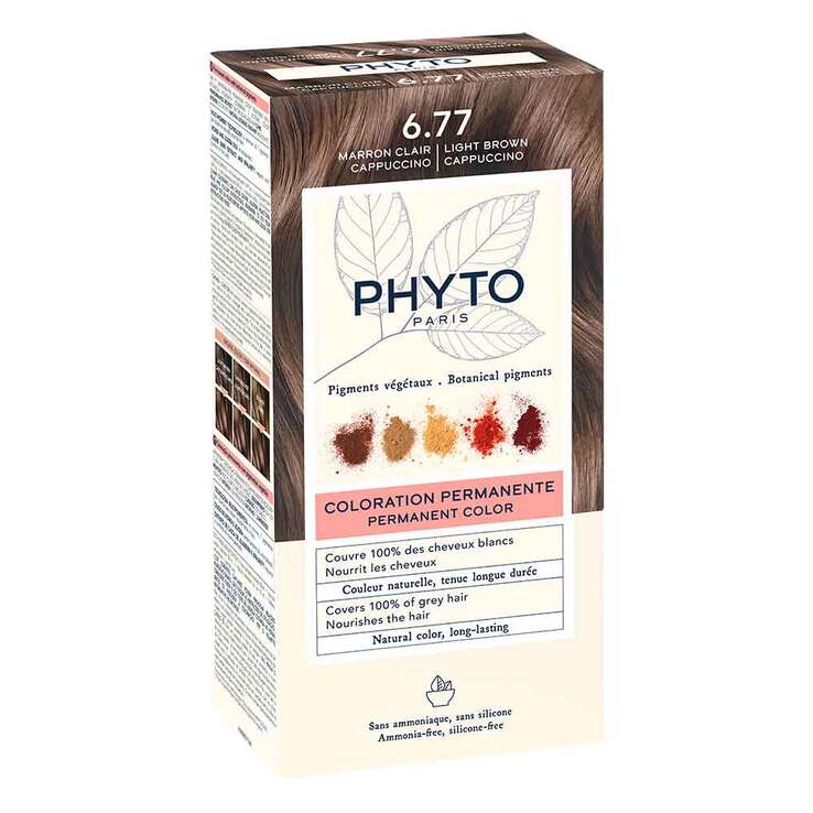 Phytocolor 6.77 hellbraun Cappuccino, 1 St