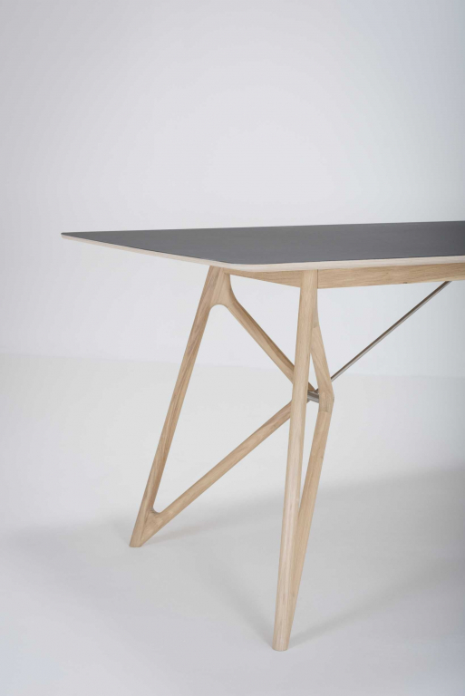 Gazzda Tink Tafel linoleum 180x90 whitewash Dark Olive