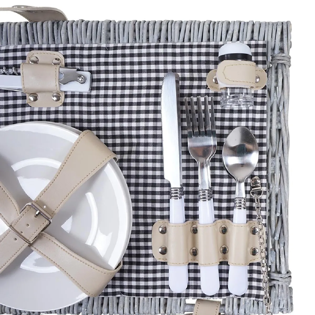 Decoshop26 Panier Pique-nique Oisier