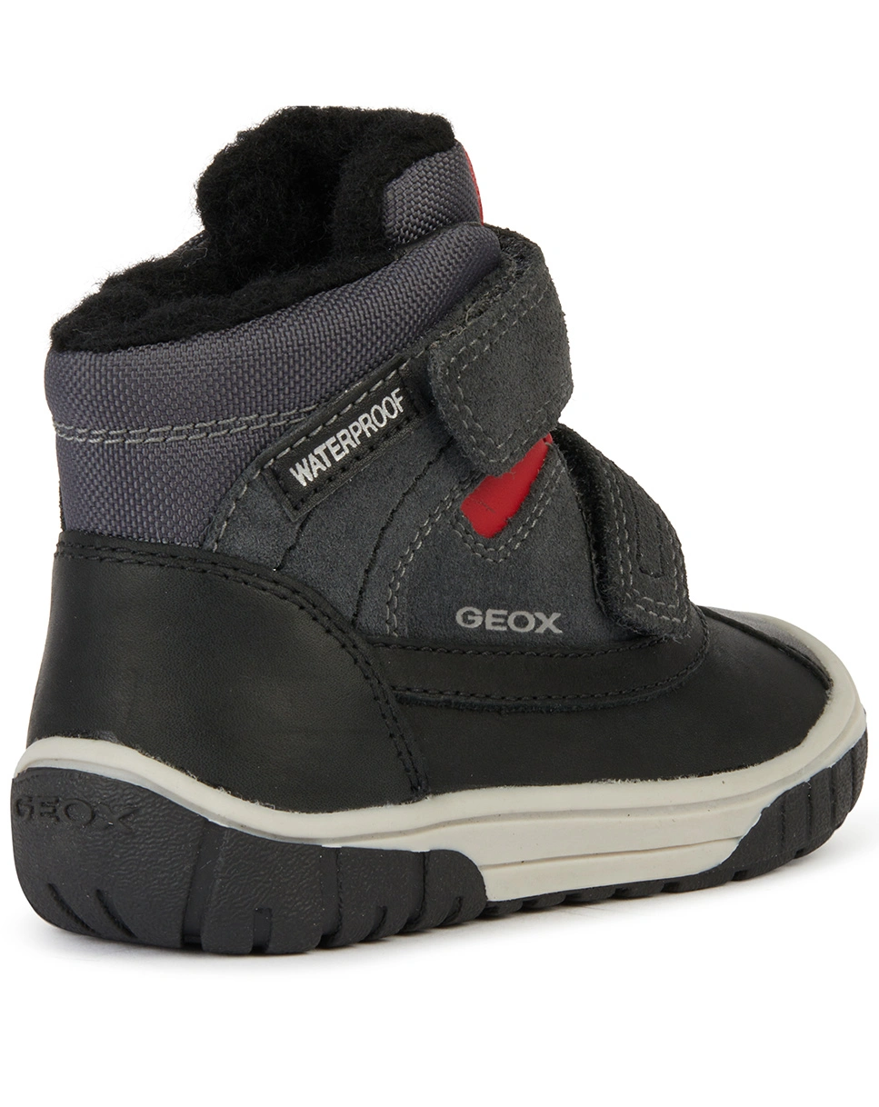 Klett-Boots OMAR gefüttert in dark grey/red