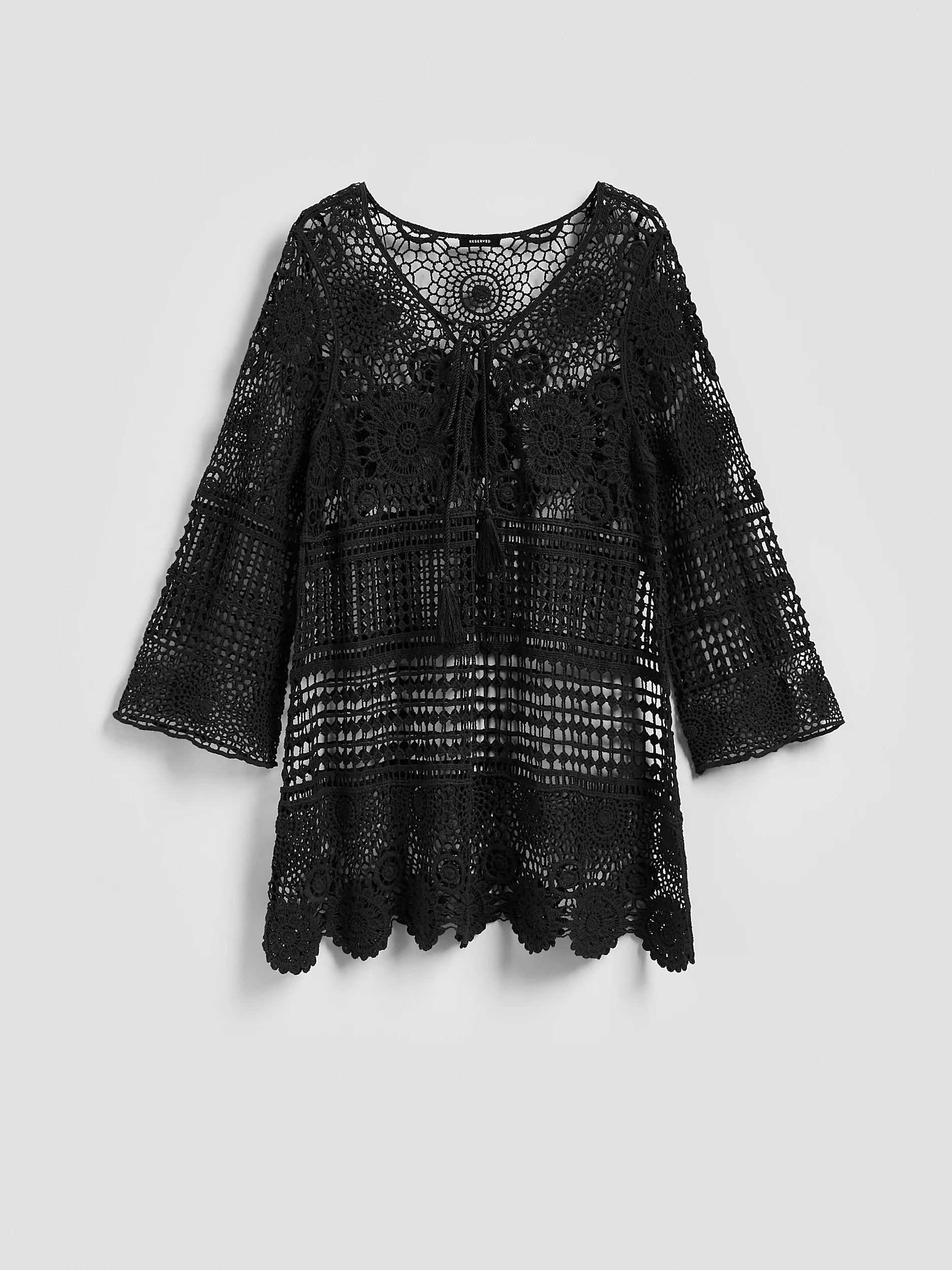 Strand-Kimono aus Baumwolle