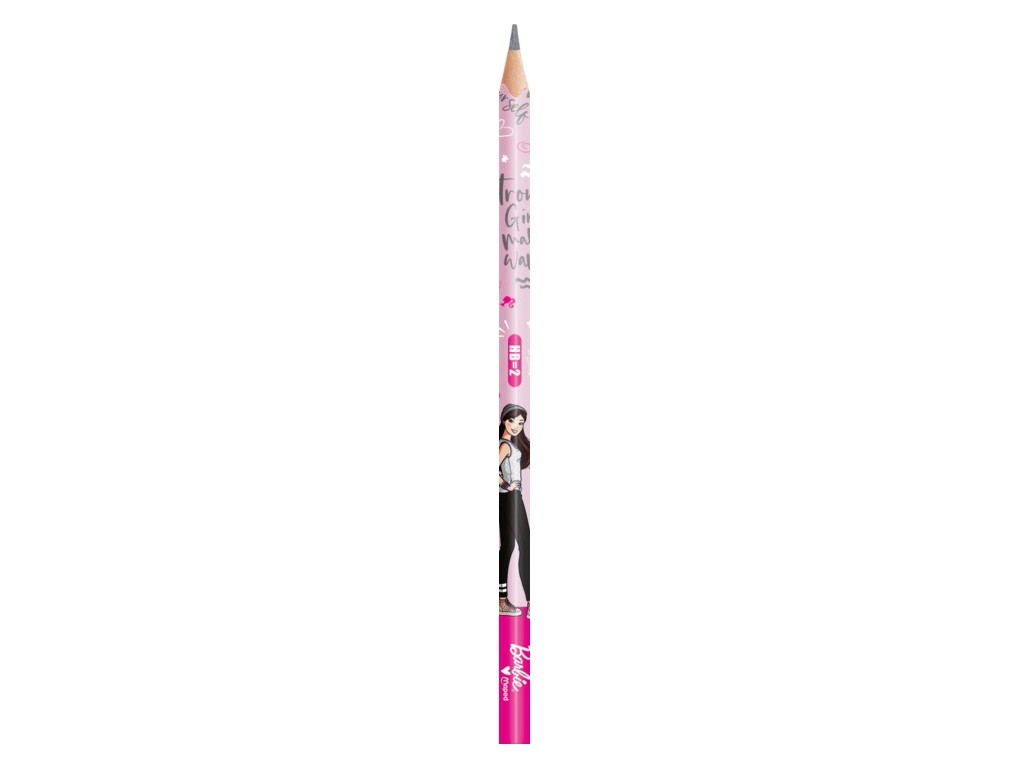LÁPIS GRAFITE MAPED BARBIE HB 6 UNIDADES