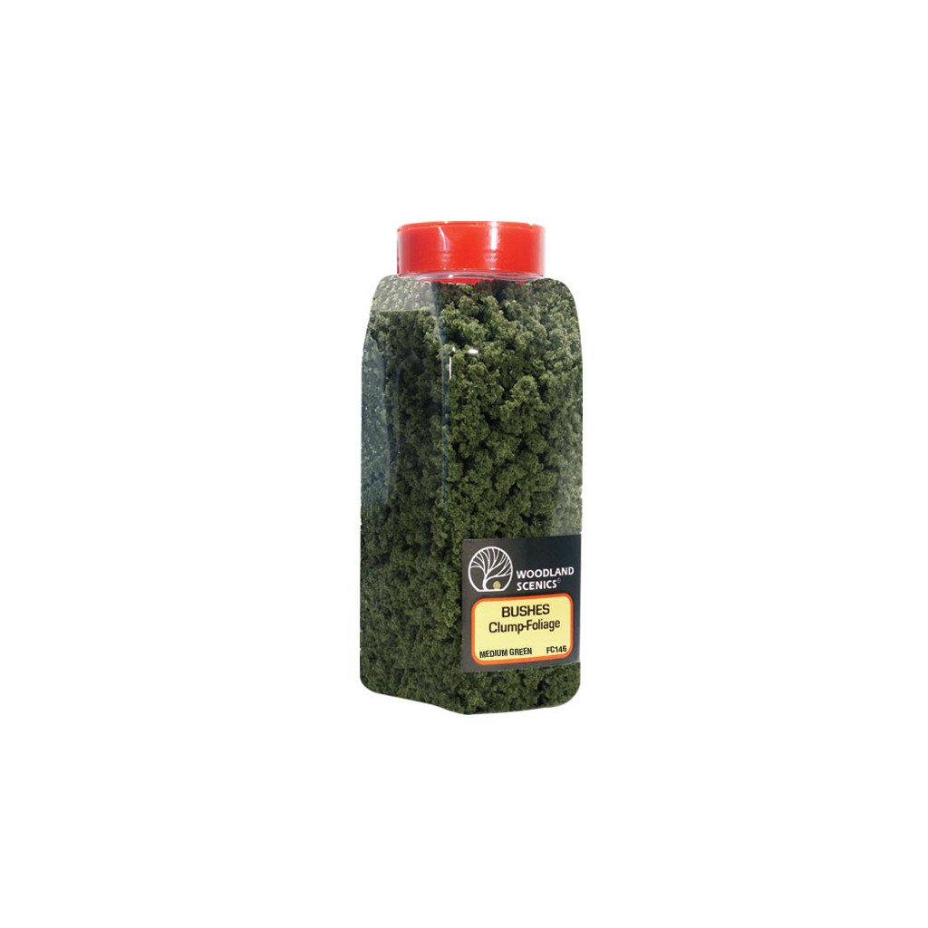 Woodland Scenics - Feuillage en Shaker - Medium Green