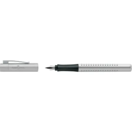 Faber-Castell Füller Grip 2011 F (fein) silber