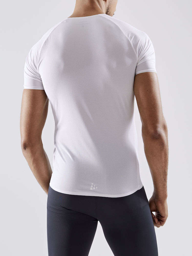 Craft Pro Dry Nanoweight Ondershirt Korte Mouwen Wit Heren