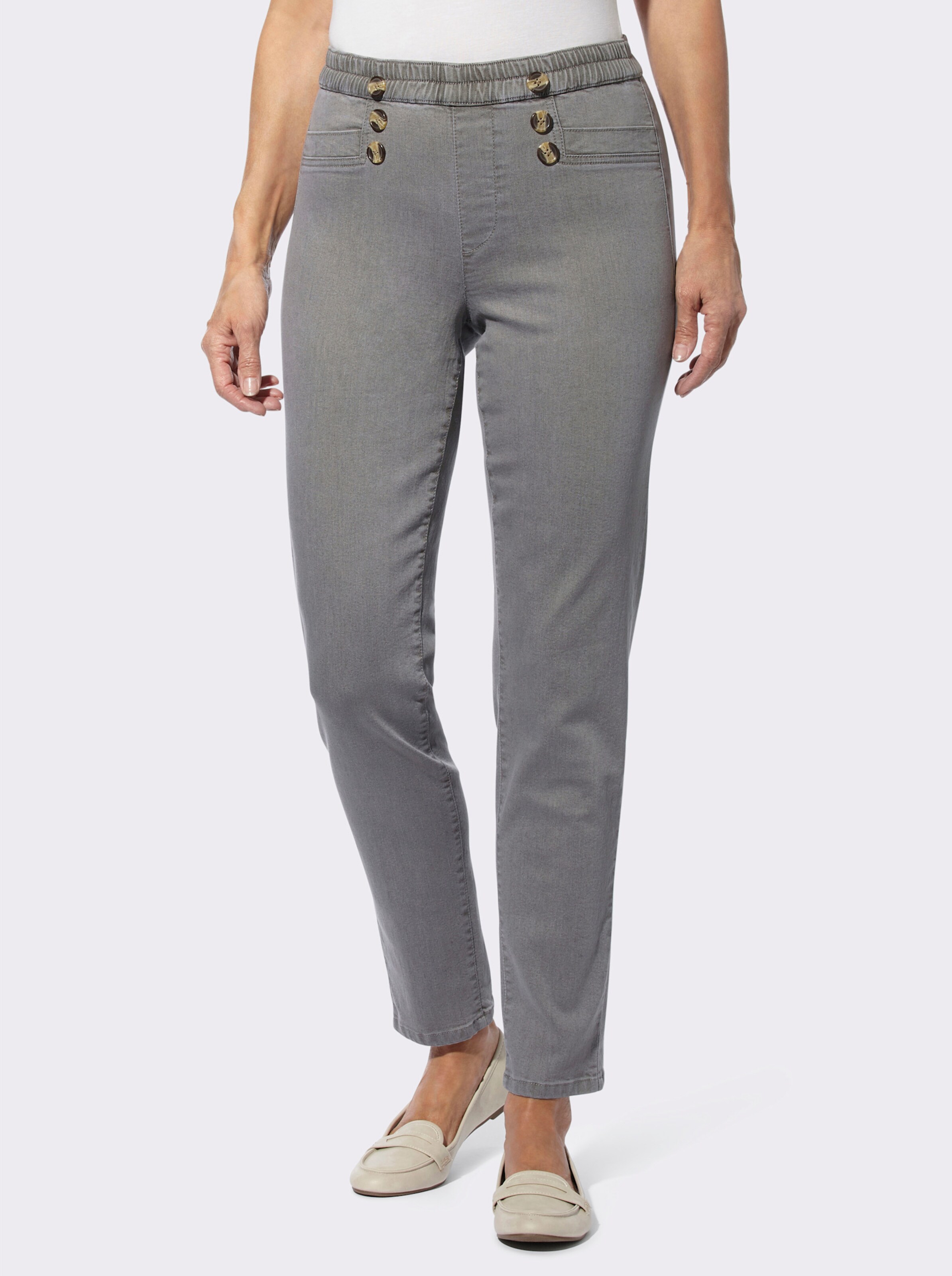 Schlupfjeans in komfortabler Stretch-Qualität