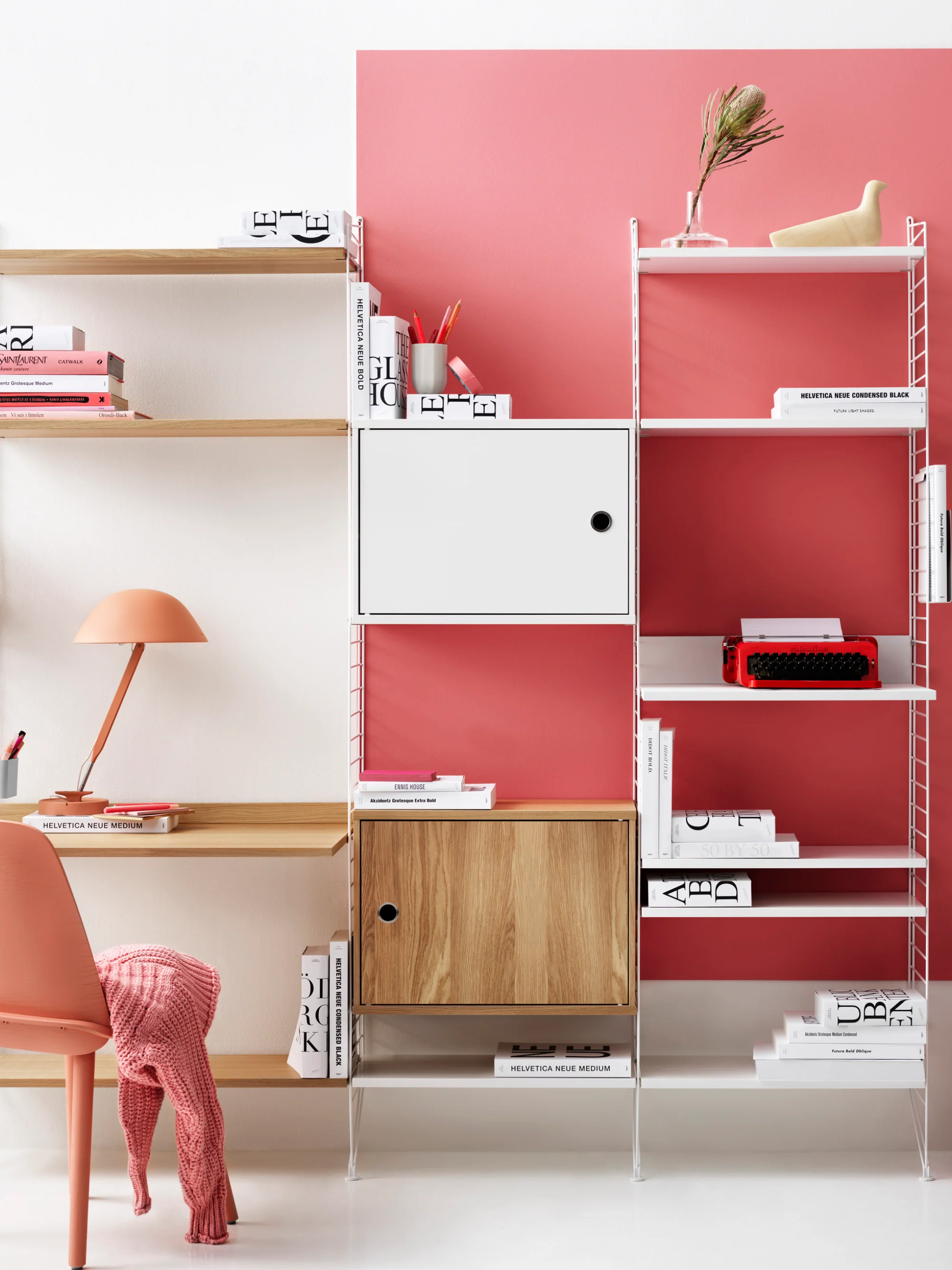 Kast String System met draaideur, B 58 x D 30 cm