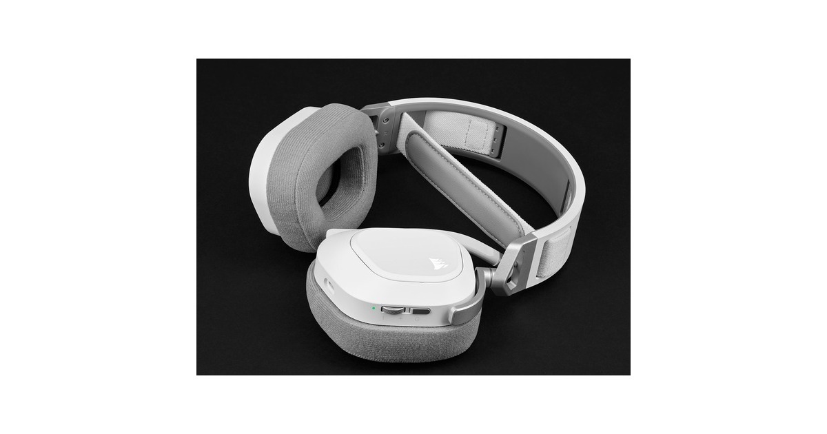 CorsairHS80 RGB WIRELESS over-ear gaming headset  (Wit, Pc, PlayStation 4, PlayStation 5)