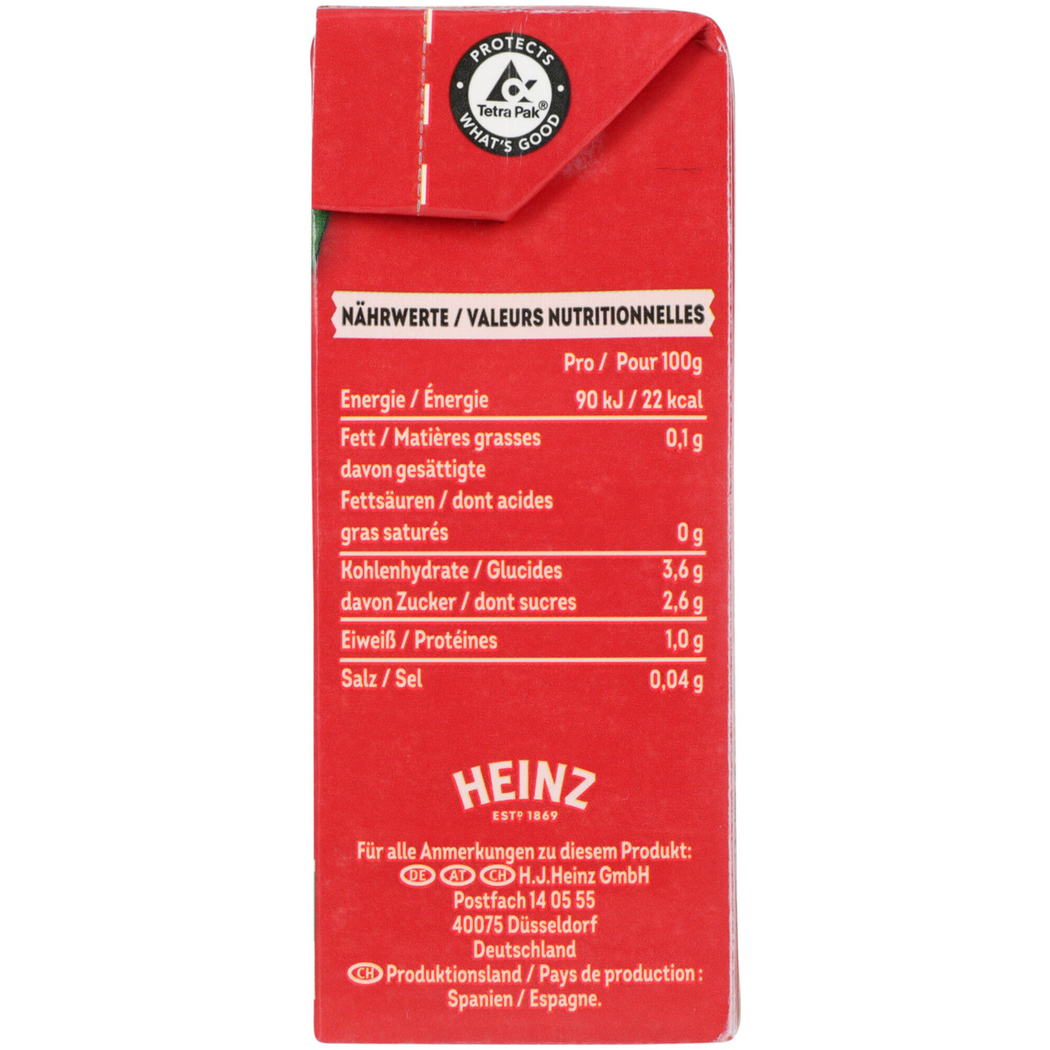 Heinz Tomato Stückig Basilikum & Oregano