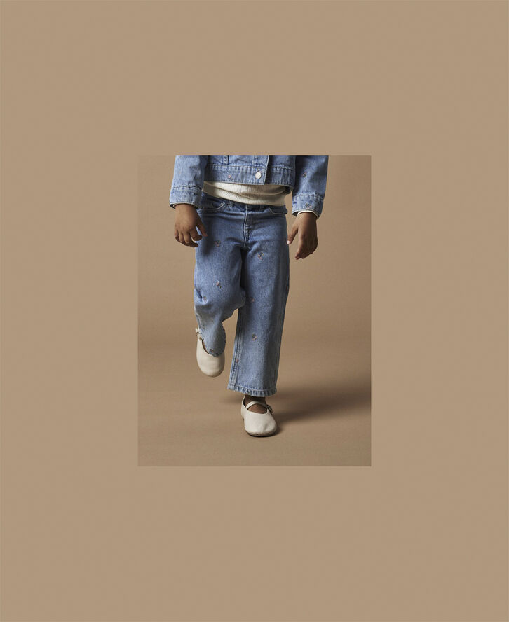 Name It NMFROSE WIDE JEANS 3614-ZA B Blå