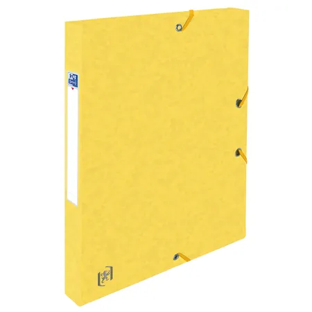 Oxford Sammelbox TOP FILE+, A4, Rückenbreite 25mm, aus 425 g/m² karton, gelb