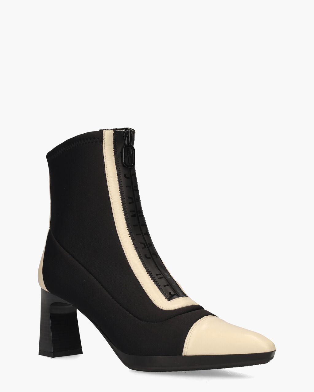 Hispanitas HI243714 Zwart/Off-White Dames Enkelboots