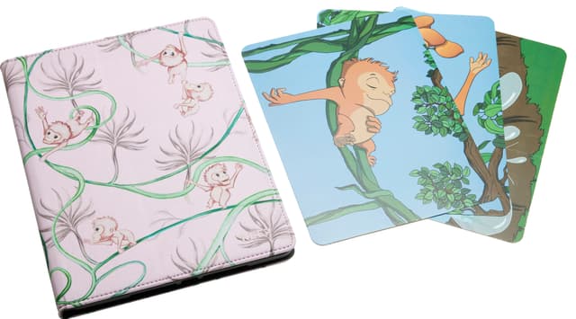 KEEP iPad 10,2” / iPad Air 10,5” cover til børn (pink)